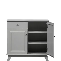 WOOOD Wandkast Lily Grijs - 98x93x55 cm