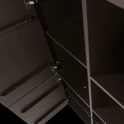 WOOOD Wandkast Meggy Links Middenbruin - 108x215x40 cm