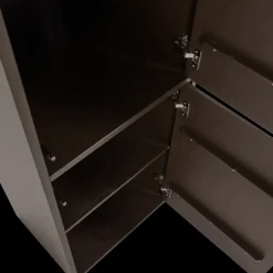 WOOOD Wandkast Meggy Middenbruin - 55x215x40 cm