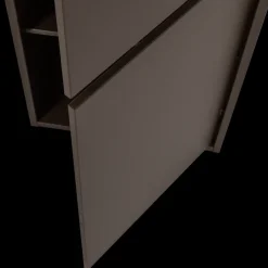 WOOOD Wandkast Meggy Middenbruin - 55x215x40 cm