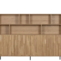 WOOOD Wandkast New Gravure Naturel - 200x150x44 cm