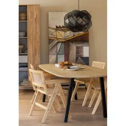 WOOOD Wandkast New Gravure Naturel - 60x210x42 cm