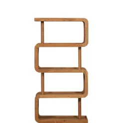 WOOOD Wandkast Rattle Bruin - 82x160x40 cm