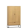 WOOOD Wandkast Silas Naturel - 85x149x36 cm