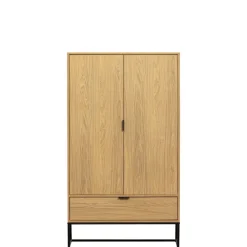 WOOOD Wandkast Silas Naturel - 85x149x36 cm