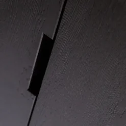 WOOOD Wandkast Silas Zwart - 60x210x36 cm