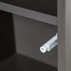 WOOOD Wandkast Teun Zwart - 44x188x35 cm