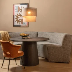 WOOOD 4-Zits Eetkamerbank Europa Bruin