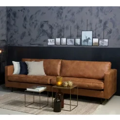 WOOOD 3-Zitsbank Rodeo Classic Cognac