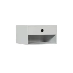 WOOOD Zwevend Nachtkastje Nancy Mist - 34x20x30 cm