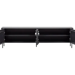 WOOOD (Zwevend) TV-meubel Gunnar Zwart - 200x56x44 cm