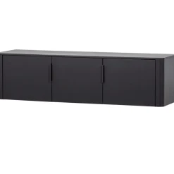 WOOOD (Zwevend) TV-meubel Gunnar Zwart - 154x56x44 cm