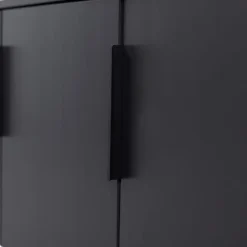 WOOOD (Zwevend) TV-meubel Gunnar Zwart - 154x56x44 cm