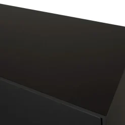 Zwevend Dressoir Cannes Zwart - 242x59x49 cm