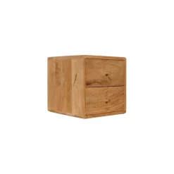 Zwevend Nachtkastje Borba Lichtbruin - 30x30x30 cm