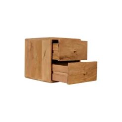 Zwevend Nachtkastje Borba Lichtbruin - 30x30x30 cm