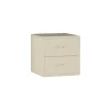 Zwevend Nachtkastje Borba Ivoor - 30x30x30 cm