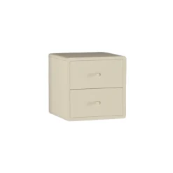 Zwevend Nachtkastje Borba Ivoor - 30x30x30 cm