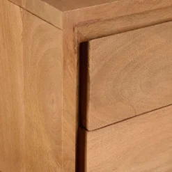 Zwevend Nachtkastje Geleen Bruin - 40x25x30 cm