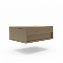 Zwevend Nachtkastje Sem Bruin - 45x18x35 cm