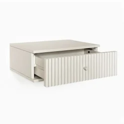 Zwevend Nachtkastje Sem Ivoor - 45x18x35 cm