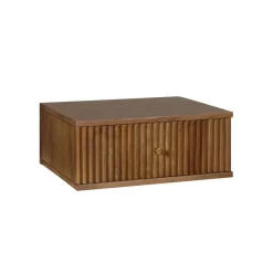 Zwevend Nachtkastje Sem Walnoot - 45x18x35 cm