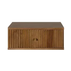 Zwevend Nachtkastje Sem Walnoot - 45x18x35 cm