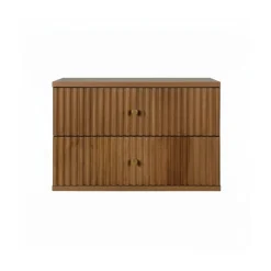 Zwevend Nachtkastje Sem Walnoot - 45x31x35 cm