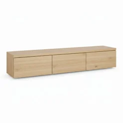 Zwevend TV-meubel Chester Naturel - 190x35x40 cm