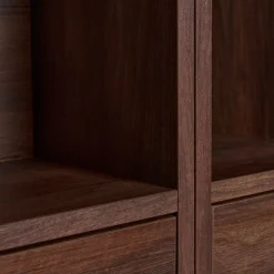 Zwevend TV-meubel Vista Donkerbruin - 253x119x32 cm