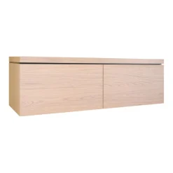 Zwevend TV-meubel Vista Eiken - 121x38x40 cm